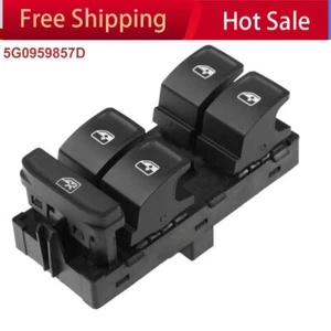 5G0959857D Power Window Main Control Switch For VW Golf MK7 Passat Tiguan 13-18 - Picture 1 of 18