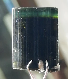 22 CARATS GREEN TOURMALINE CRYSTAL FROM AFGHANISTAN, (TP-27), - Picture 1 of 15
