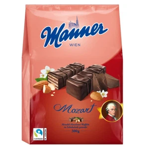 Manner Mozart Mignon Schnitten mit Mandel Haselnuss Füllung 300g - Bild 1 von 1