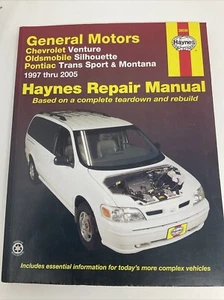 Haynes Repair Manual 1997-2005 Chevy Venture, Olds Silhouette, Pontiac 38036 - Picture 1 of 2