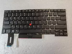 Für Lenovo Thinkpad T490s T495s (nicht für T490 T495) US-Tastatur KEINE Hintergrundbeleuchtung - Bild 1 von 1