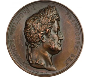 LOUIS PHILIPPE IER Médaille, Avénement de Louis Philippe 1830 - Imagen 1 de 2
