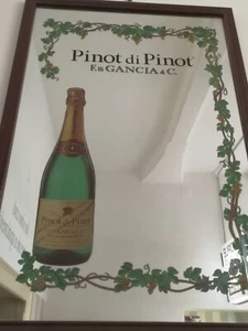 Quadro specchio pubblicitario Pinot di Pinot Gancia Vintage - Foto 1 di 1