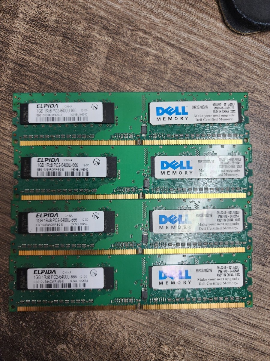 Elpida DDR2 SDRAM Computer 2 GB Total Capacity Memory (RAM Elpida DDR2 SDRAM Computer 2 GB Total Capacity Memory (RAM