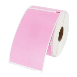 6 Rolls, 300 Labels per Roll DYMO-Compatible 30256 PINK Shipping Labels  - Picture 1 of 1