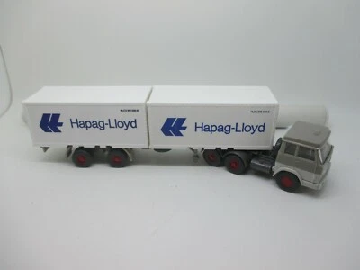 Wiking: Camion Rimorchio Container "Hapag Lloyd" (Nr.36 SSK68)* - Immagine 1 di 2