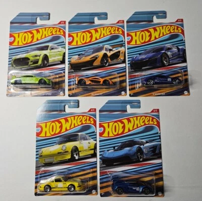 2022 Hot Wheels RACING CIRCUIT SERIES Walmart Exclusives Complete Set Of 5 Cars - Image 1 of 4