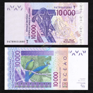 WEST AFRICAN STATES TOGO 10,000 10000 Francs 2003 (2004) P-818T UNC Uncirculated - Picture 1 of 3
