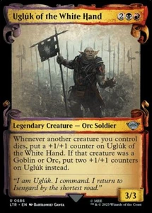 MTG UGLÚK OF THE WHITE HAND 686 FOIL EXC - UGLUK DELLA BIANCA MANO - LTR X EN - Picture 1 of 1