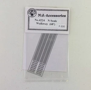NJ Accessories No. 4224 N Scale Walkway (68') - Picture 1 of 1