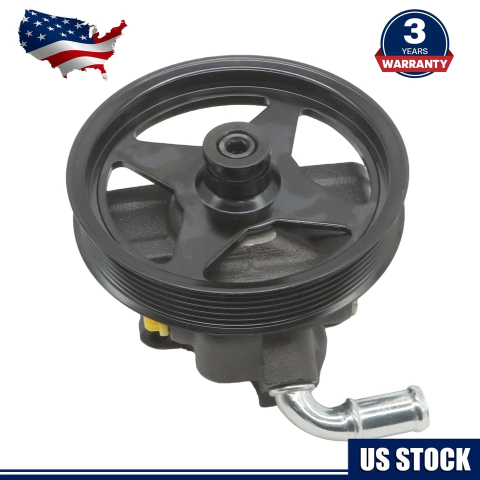 Bomba de direção hidráulica com polia para Ford F-150 1997-2003 Pickup 4.2L 4.6L 5.4L - Imagem 1 de 4