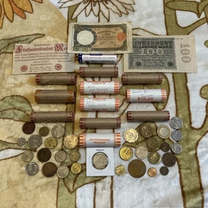 Estate Sale HUGE Auction Lot - U.S. & Foreign Coins + Bills + Currency + Proofs - Picture 1 of 24
