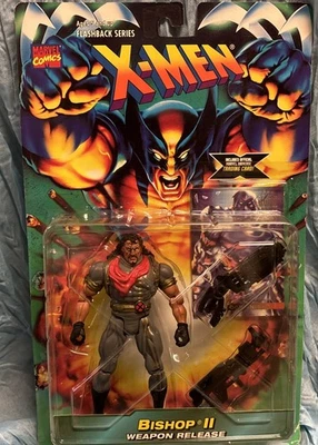 Figura de acción de colección Bishop ll 1996 ToyBiz X-men serie Flashback nueva en caja Foto 1 de 3