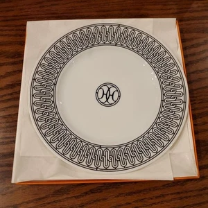 [Excellent] Hermes H Deco Dessert Plate 22.5cm From Japan - Picture 1 of 1