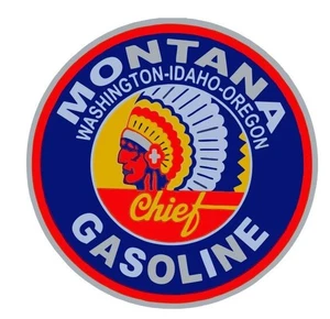 Chief Gasoline Oil Gas Pump Tankstelle Racing Aufkleber Decal R8362 - Bild 1 von 1
