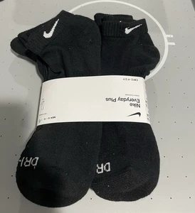 Hombre Nike Calcetines Bajos Talla 12-15, Negro, 6 Pares - Imagen 1 de 1