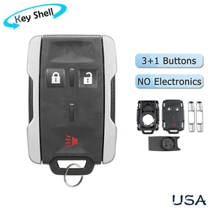 For 2014 - 2019 Chevrolet Silverado GMC Sierra Remote Key Fob Uncut Shell Case - Picture 1 of 7