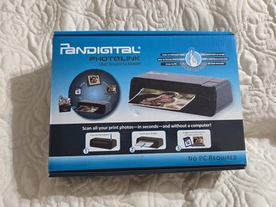 New Pandigital Photolink Model #PANSCN02 One Touch Print Scanner No PC Open Box - Image 1 of 4