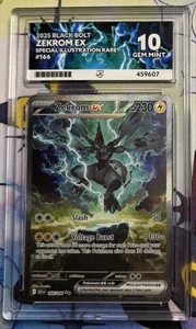 Zekrom EX 166/086 SV11 Black Bolt Special Illustration Rare Ace 10 Perfect Subs - Bild 1 von 1