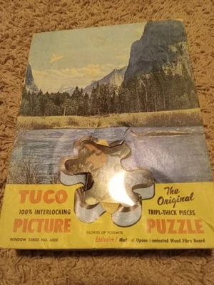 LOTE DE 5 quebra-cabeças vintage Lockport New York Tuco placa de fibra de madeira Upson - Imagem 1 de 4