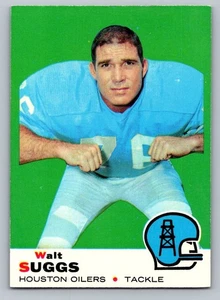 1969 Topps Football Set-Break #118 Walt Suggs Oilers *WSC* - Bild 1 von 2