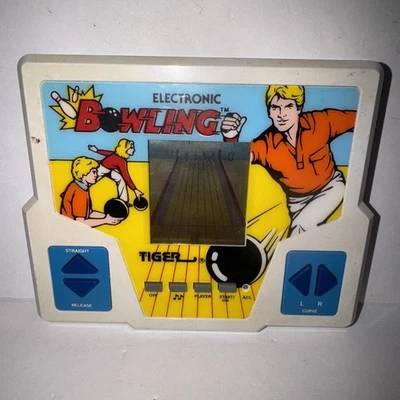 1987 Vintage Bowling Electronic Handheld Sports Game by Tiger Tested Working - Image 1 of 3