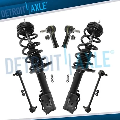 Puntales delanteros con barras estabilizadoras de resorte helicoidal barras de amarre externas para Ford Fiesta 2014-2017 Foto 1 de 4