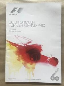 Programm Formel 1 F1 Grand Prix Türkei Türkisch 2010 Offizielles FIA Programm - Bild 1 von 2