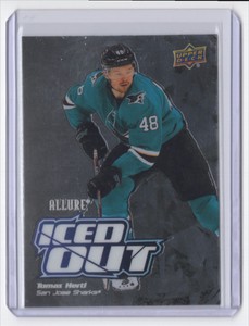 2022-23 Upper Deck Allure Iced Out Tomas Hertl San Jose Sharks #IO-6