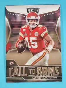 2021 Panini Playoffs Call to Arms Patrick Mahomes Kansas City Chiefs #CA-PMA - Imagen 1 de 2