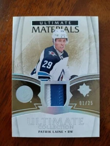 2018-19 Upper Deck Ultimate Collection Materials Patrik Laine #UM-PK 01/25 - Bild 1 von 3