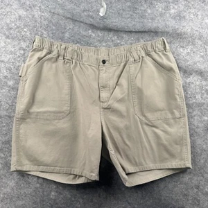 Carhartt Shorts Womens Plus Size 24W Beige Rugged Flex Canvas Carpenter Work NEW - Picture 1 of 9