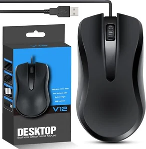 Wired Mouse With 3.0 Usb Mouse Wired With 1.28M Cable, Optical Mouse Usb Mouse & - Picture 1 of 1
