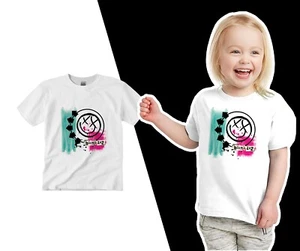 Blink 182 Self Titled T Shirt KID TODDLER Short Sleeve White Graphic Print New - Picture 1 of 4