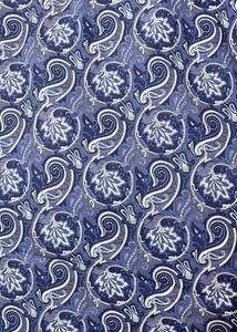 Liberty 4m x 150cm RP£110 Dress Fabric Droplet A Piccadilly Cotton Poplin Blue - Picture 1 of 2