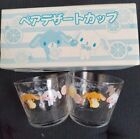 Sanrio Zuckerhasen Paar Dessertgläser Tassen Glaswaren Set 2 Kawaii Figuren