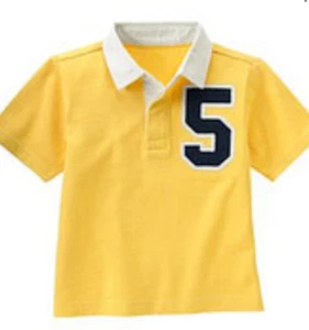NEW Gymboree * Size 4 * Boys Yellow SOCCER CAMP Collar Golf POLO Shirt TOP TEE - Picture 1 of 4
