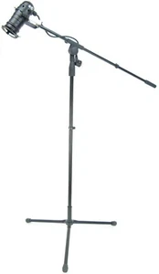 PAR 20 Disco Party Spot Schwarz incl. Stativ / Ständer, Scheinwerfer Spotlight - Picture 1 of 12