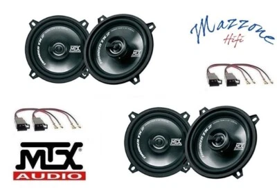 MTX Kit 4 casse 13cm RENAULT CLIO 98 05 MEGANE 02 09 CONN ALTOPARLANTI AUTO - Immagine 1 di 4