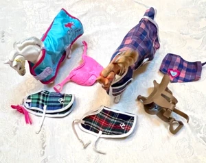 EUC Barbie South Ranch Champion Pferde, beweglicher Kopf, Set-2, mit Zubehör - Bild 1 von 7