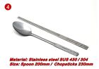 High Quality Variety Korean Stainless Steel Spoon & Chopsticks Set 