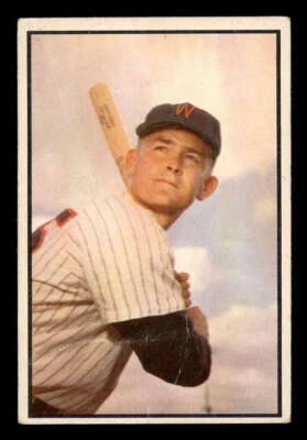 1953 Bowman Color #139 Pete Runnels Senators G-VG (2.5) z02 - Image 1 of 2