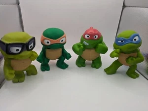 Teenage Mutant Ninja Turtles Tootin’ Toys Mutant Mayhem COMPLETE SET! 4 Figures! - Picture 1 of 8