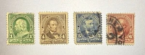 US Scott 279 - 282 Used 1898 - Picture 1 of 1