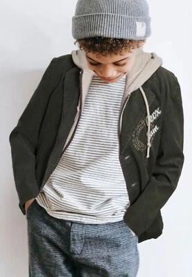 GEOX between-seasons jacket autumn boys jacket hooded shirt 2-in-1 look vintage look - Image 1 of 4