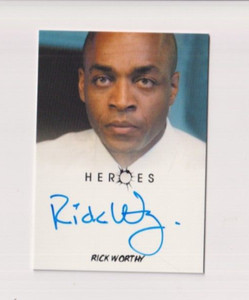 RICK WORTHY AUTOGRAPH 2010 HEROES "MIKE" AUTO RITTENHOUSE ARCHIVES CARD RARE