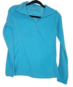 womens columbia long sleeve pullover XS Turquise Blue 1/4 Zip activewear  - Picture 1 of 5
