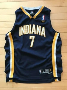 Reebok Indiana Pacers Jermaine O’Neal #7 Youth Sz L Sewn Basketball Jersey - Picture 1 of 3