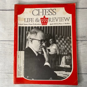 April 1973 Chess Life & Review Magazine Grandmaster Robert Byrne Cover - Imagen 1 de 3