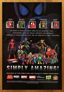 2004 figuras de acción/estatua impresas anuncio/póster Spider-Man duende verde - Imagen 1 de 4
